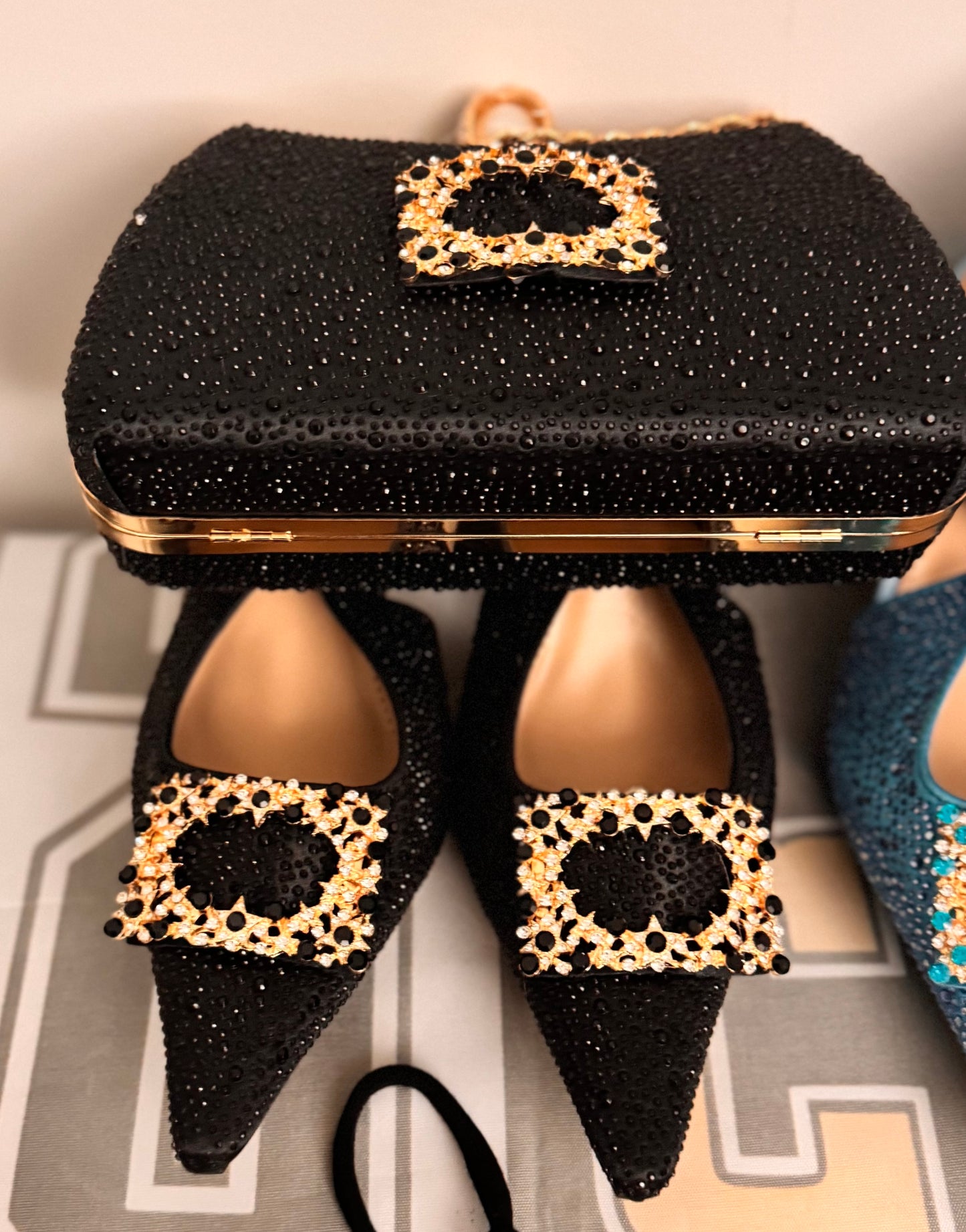 Rhinestone shoes collections
