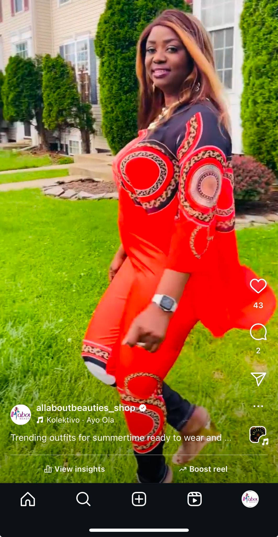 2 Piece Top & Pants Set