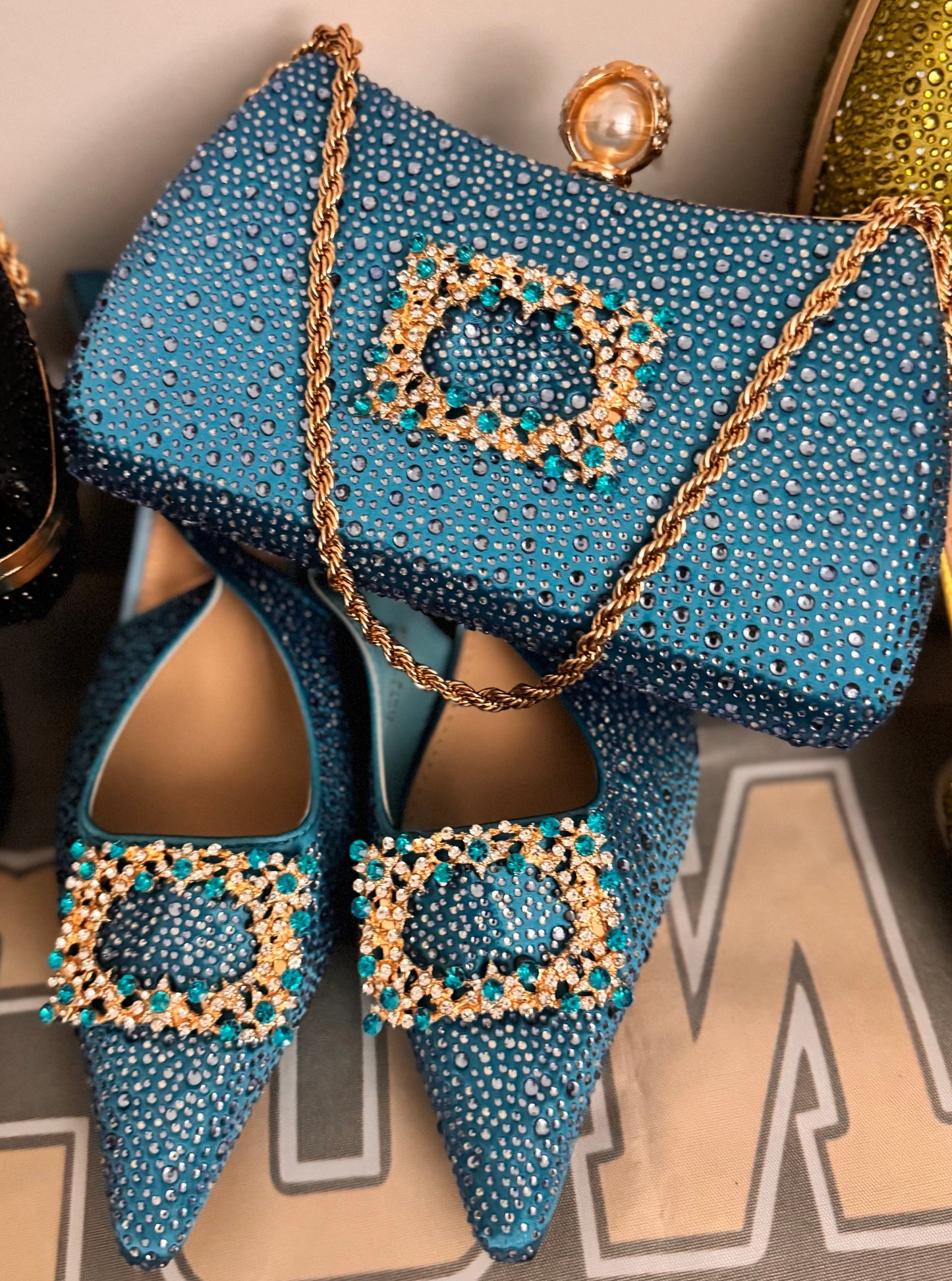 Rhinestone shoes collections