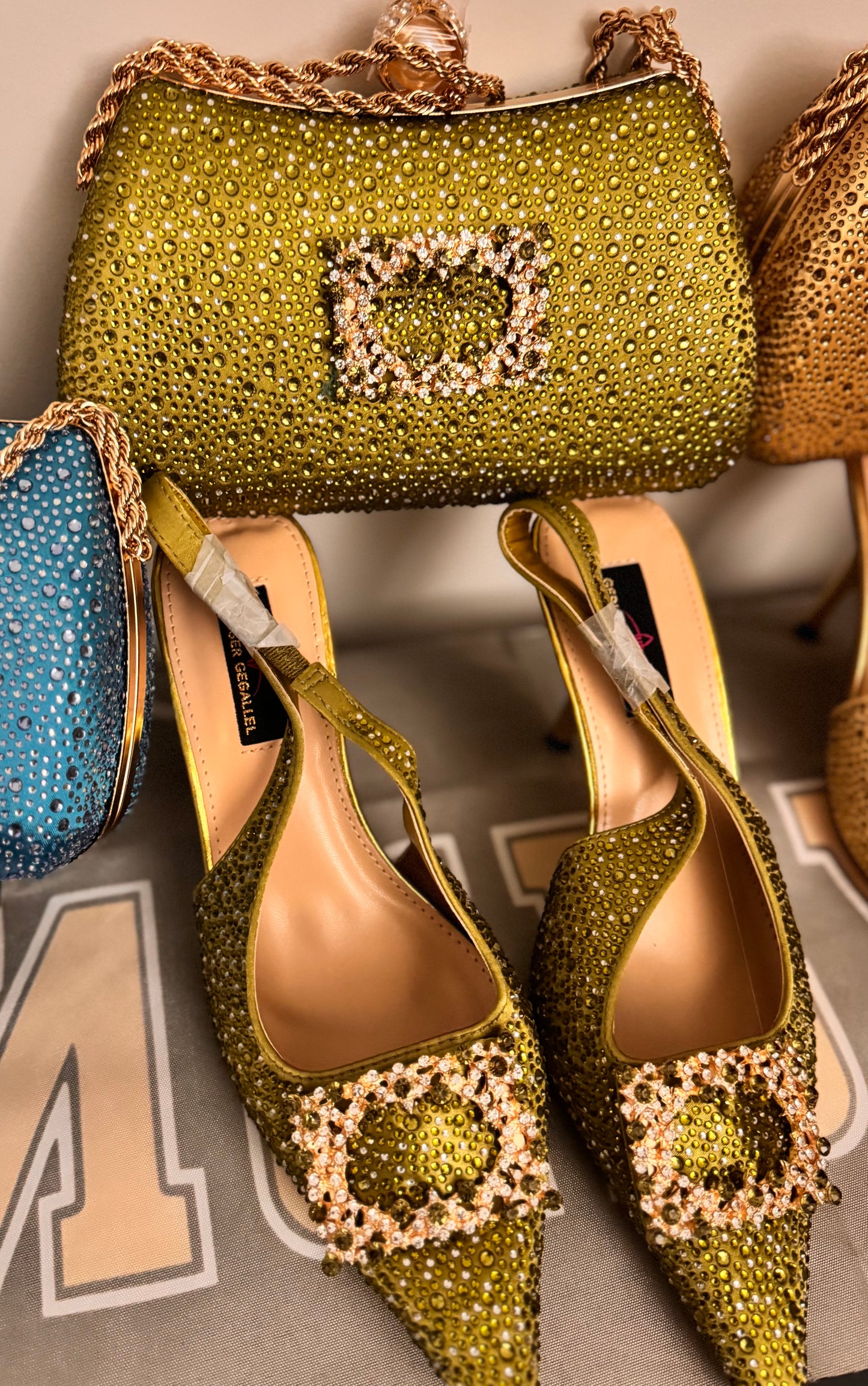 Rhinestone shoes collections